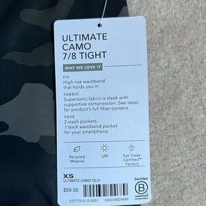 Athleta camo leggings